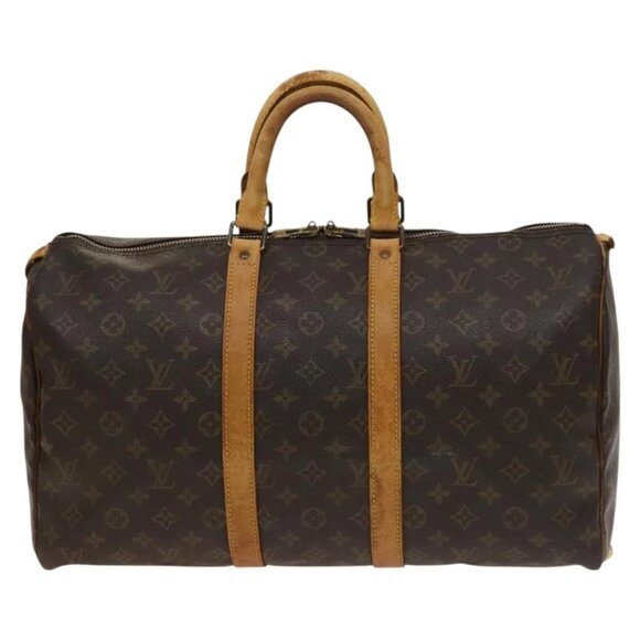 LOUIS VUITTON Monogram Keepall 45 Boston Bag M41428 LV Auth 135858 - Picture 1 of 16